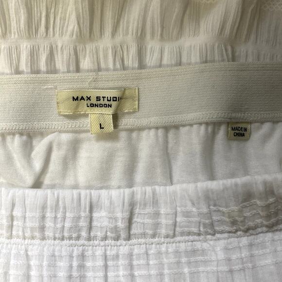 Max Studio Hippie Fairy Boho Festival Free Spirt Cotton Ruffle Tiered Maxi Skirt - Picture 12 of 15